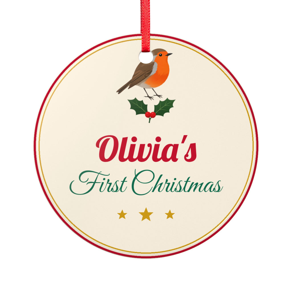 Personalised Baby's First Christmas ceramic bauble - view 2 of 4