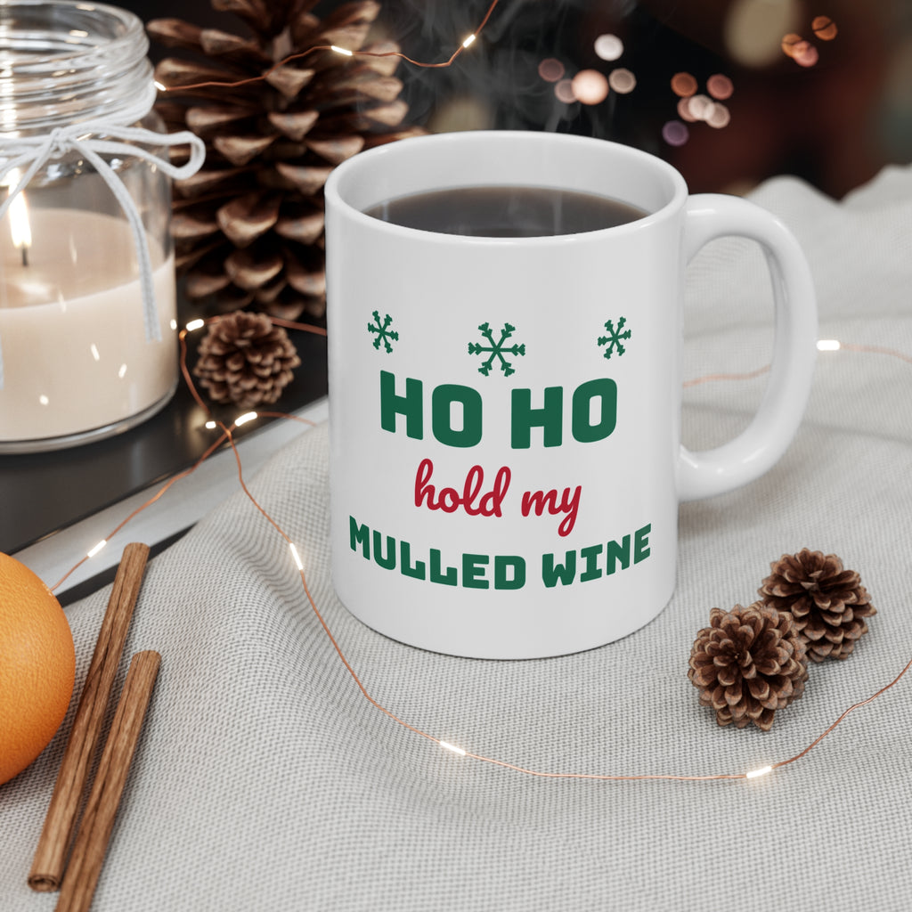 Ho Ho Hold My Mulled Wine 11oz Christmas mug - view 4 of 4