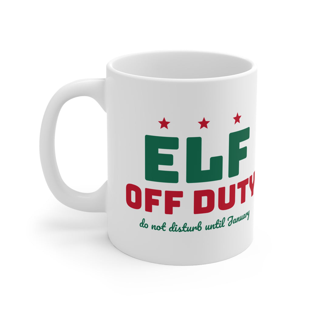 Elf Off Duty 11oz Christmas mug - view 2 of 4