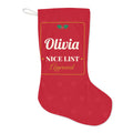 Personalised Nice List Approved Christmas stocking - view 1 of 4