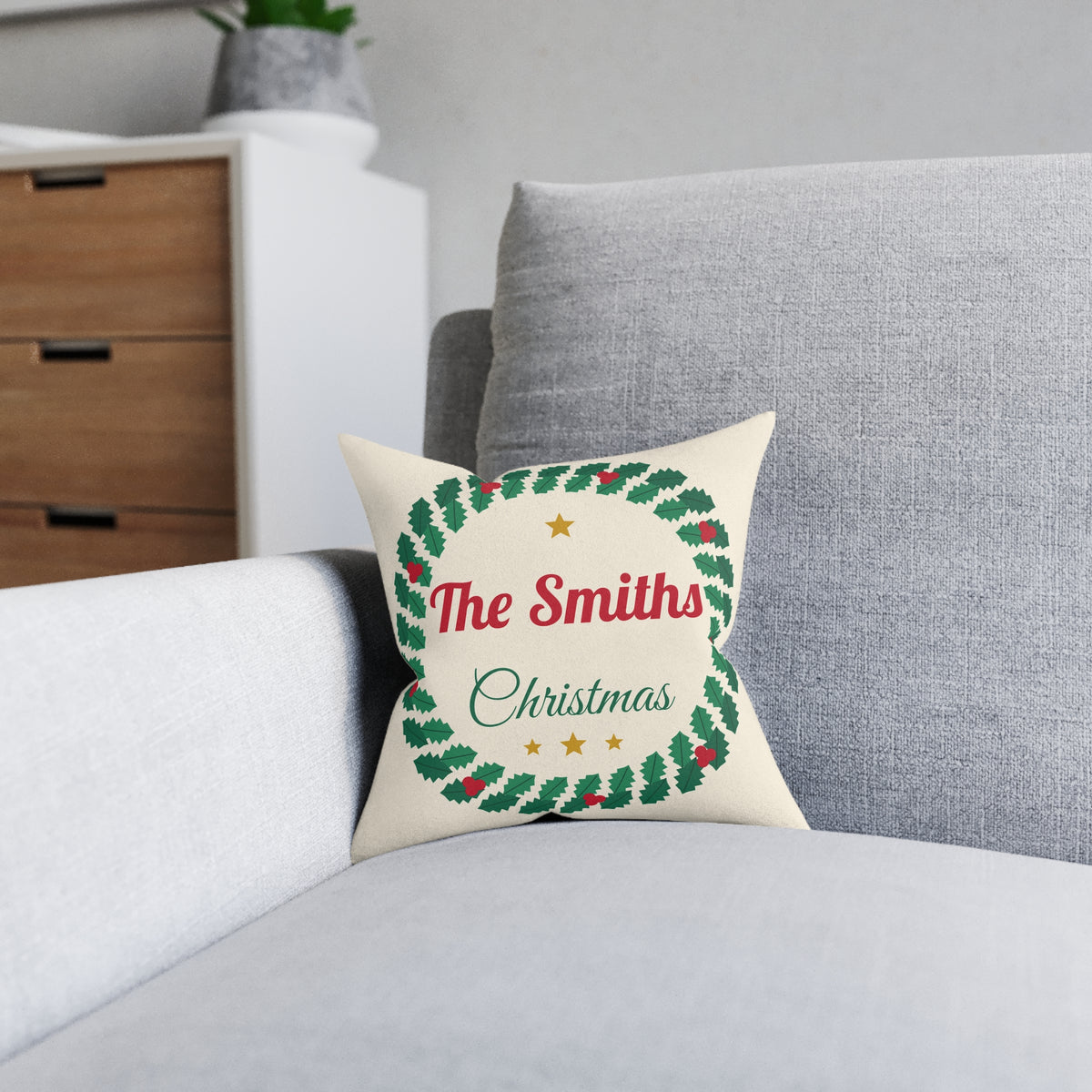 Personalised family Christmas cushion - view 6 of 12
