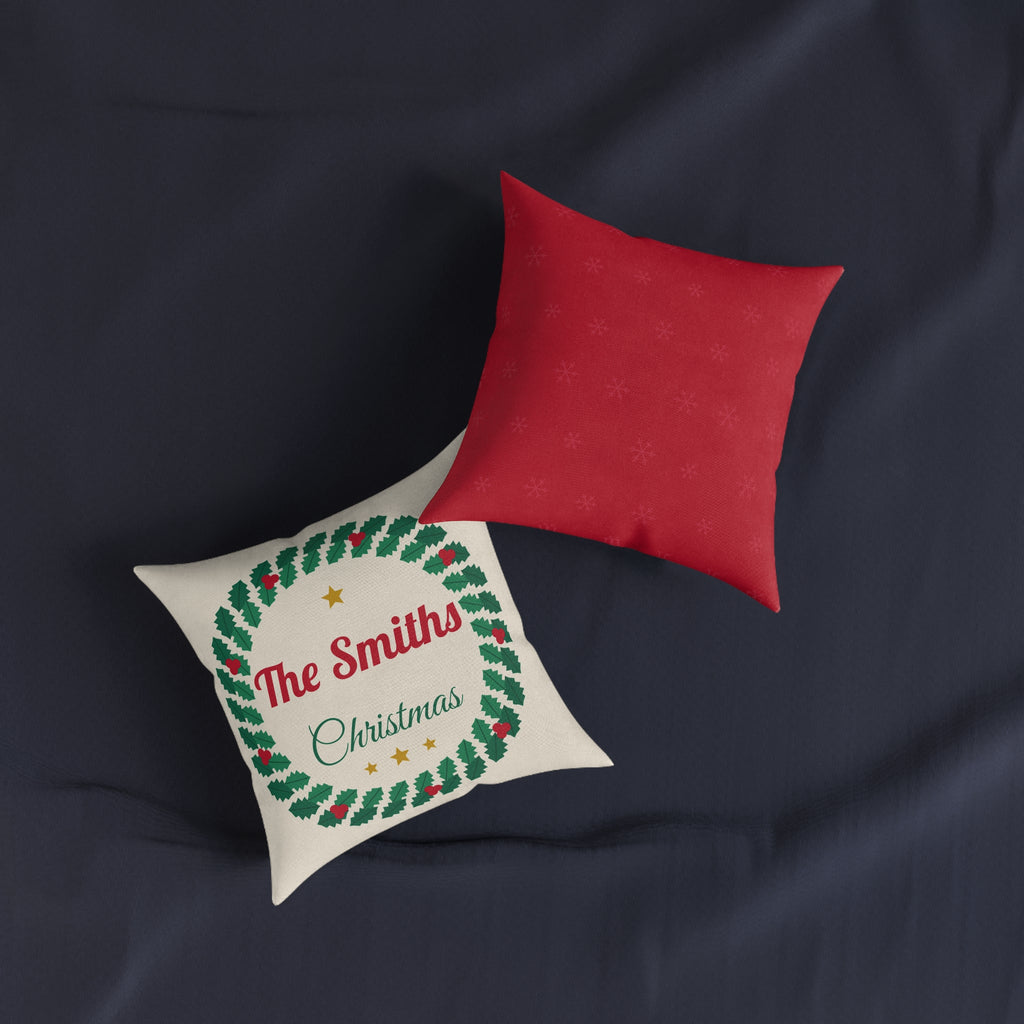 Personalised family Christmas cushion - view 5 of 12