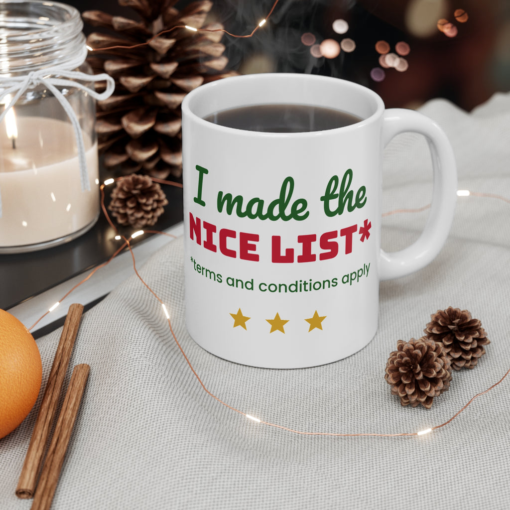 I Made The Nice List 11oz Christmas mug - view 1 of 4