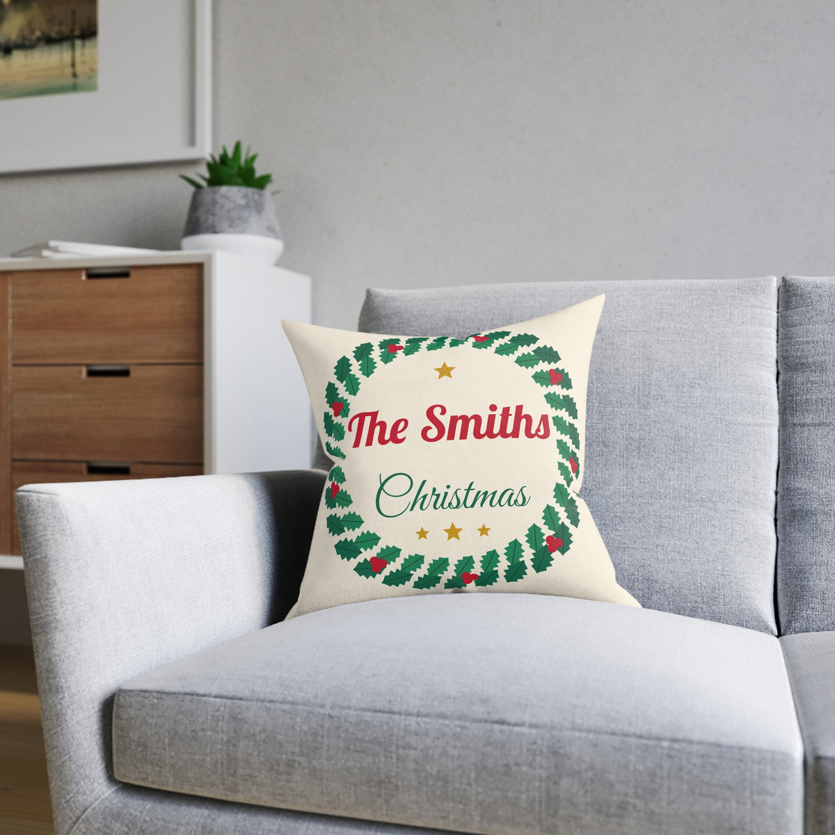 Personalised family Christmas cushion - view 12 of 12