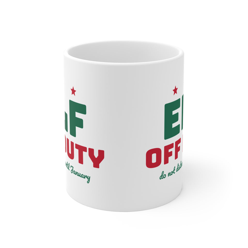 Elf Off Duty 11oz Christmas mug - view 1 of 4