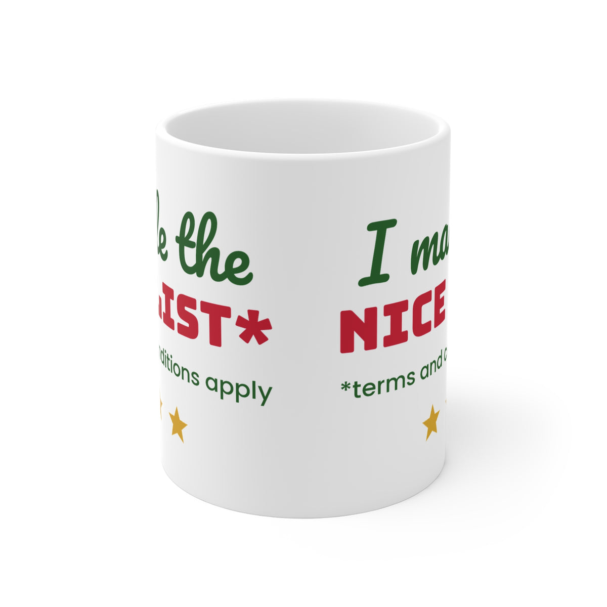 I Made The Nice List 11oz Christmas mug - view 2 of 4