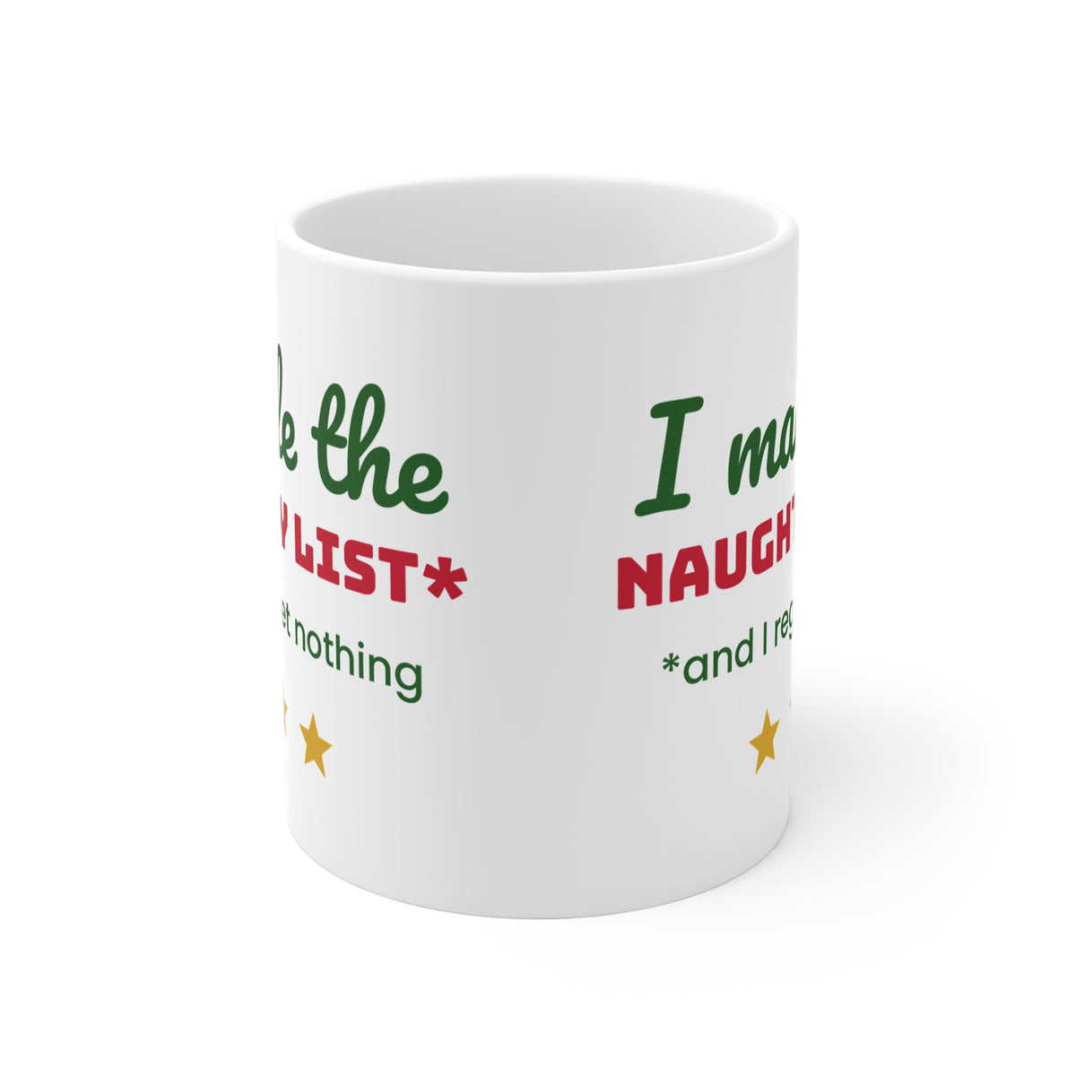 I Made The Naughty List 11oz Christmas mug - view 2 of 4