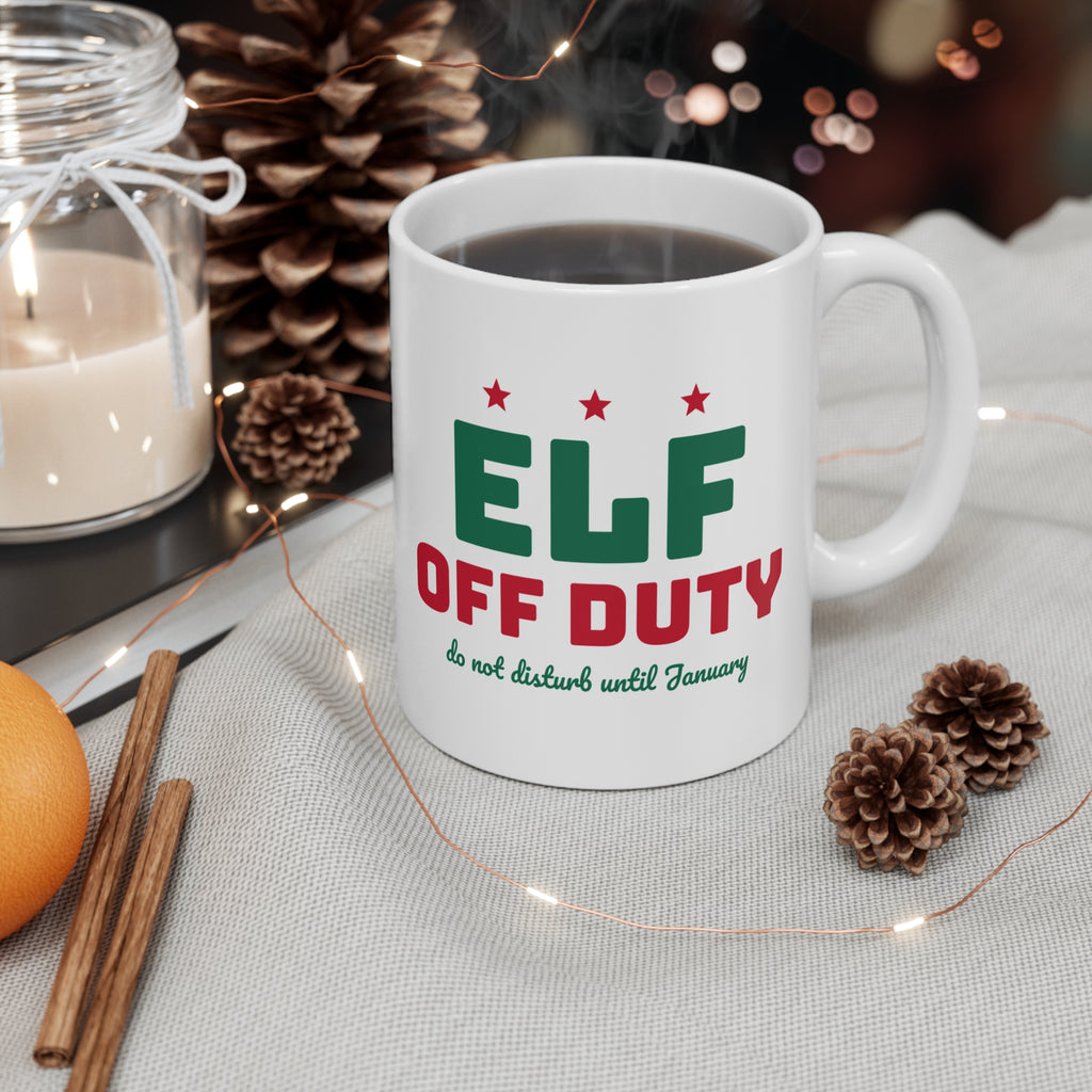 Elf Off Duty 11oz Christmas mug - view 4 of 4