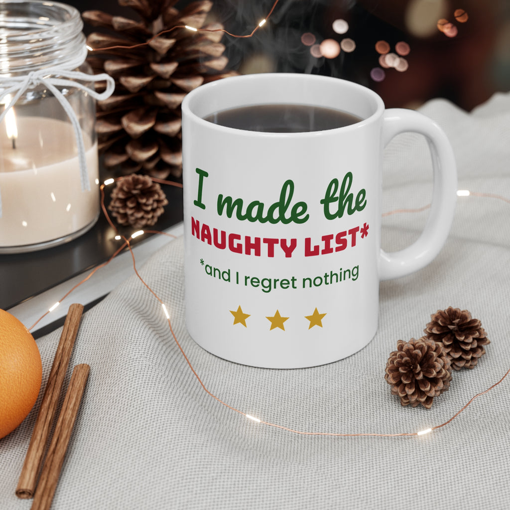 I Made The Naughty List 11oz Christmas mug - view 1 of 4