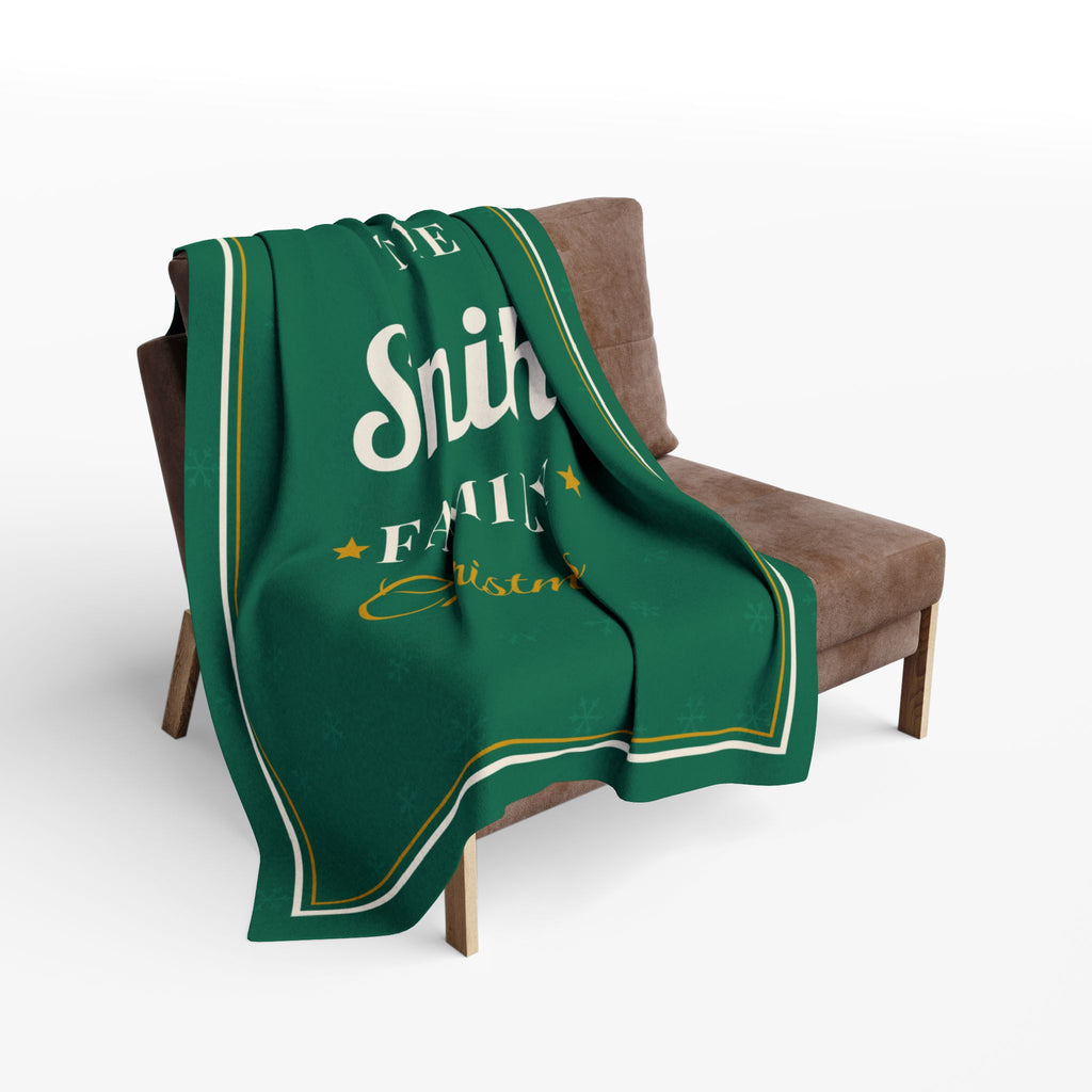 Personalised family Christmas fleece blanket - view 9 of 12