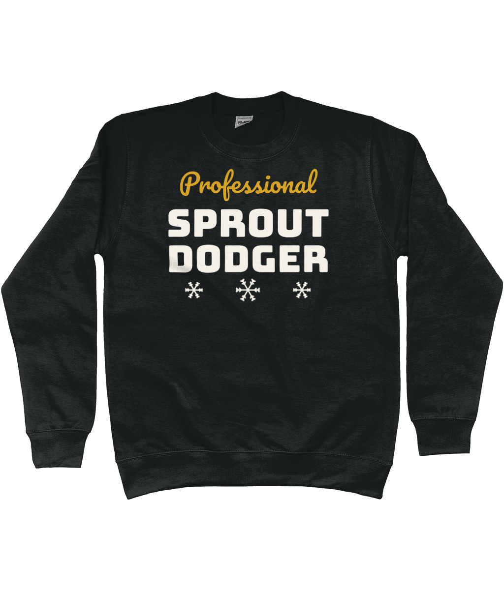 Professional Sprout Dodger black unisex Christmas jumper